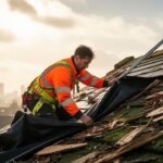 How to Tarp a Roof After Storm Damage: A Complete Guide