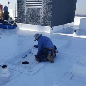 Expert TPO roof installation for commercial flat roofing systems